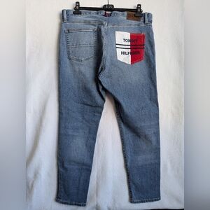Tommy Hilfiger Vintage Lightly Distressed Blue Denim Slim Jeans